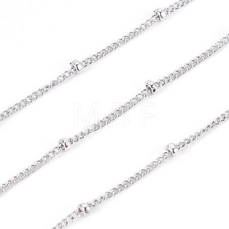 Tarnish Resistant 304 Stainless Steel Curb Chains CHS-I003-A01-A-P-1