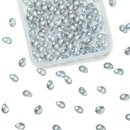 100Pcs Electroplate Glass Beads EGLA-YW0005-27E-1