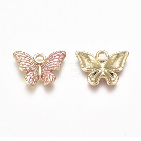 Golden Plated Alloy Enamel Pendants PALLOY-CJC0001-31D-1