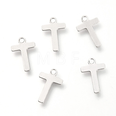 Non-Tarnish 201 Stainless Steel Charms STAS-C021-06P-T-1