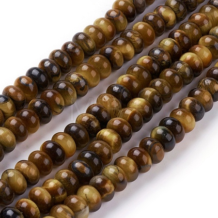 Natural Tiger Eye Beads Strands G-G731-03-8mm-1