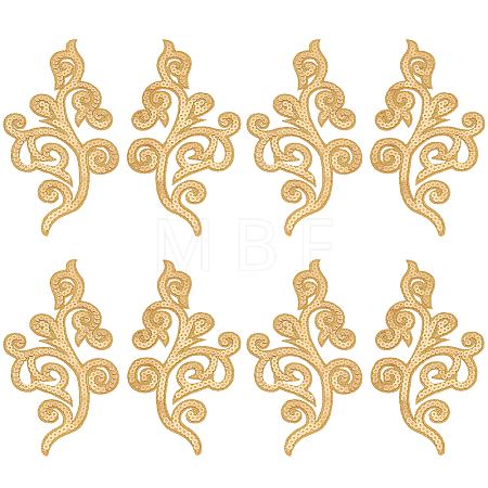 5Pairs Embroidery Thread Clothing Patches PATC-GF0001-97C-1