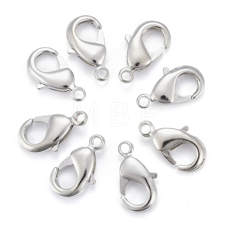 Brass Lobster Claw Clasps KK-902-N-1
