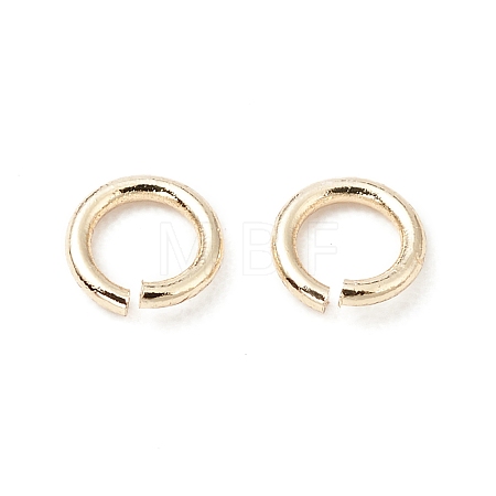 Brass Open Jump Rings X-KK-WH0060-01A-G-1