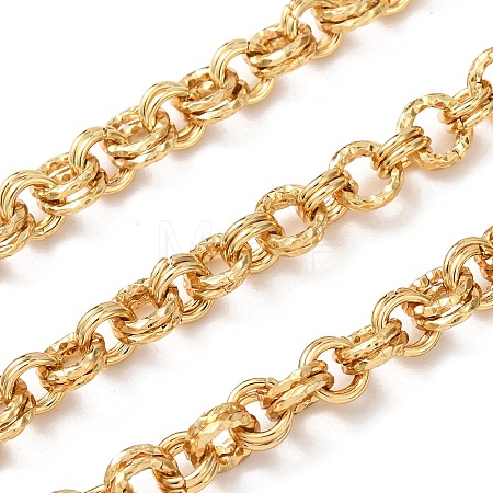 Double Link 304 Stainless Steel Cable Chain CHS-G049-03G-02-1