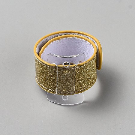 PVC Slap Bracelets BJEW-WH0023-008-1