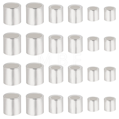 90Pcs 3 Style 925 Sterling Silver Spacer Beads FIND-PH0006-99-1