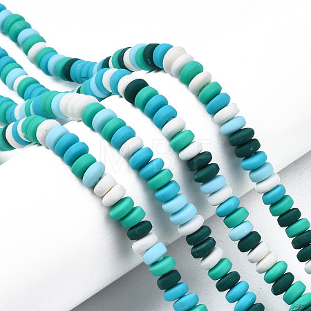 Handmade Polymer Clay Beads Strands CLAY-N008-008U-1