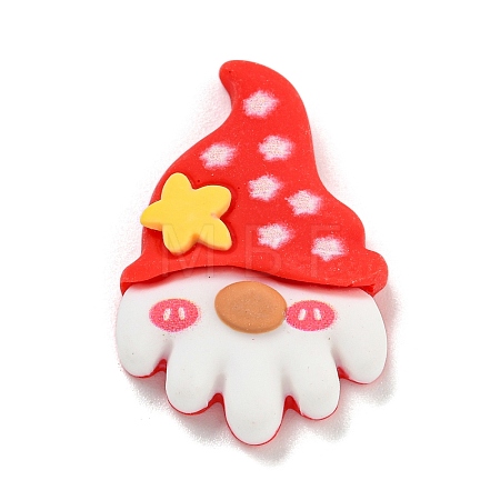 Christmas Opaque Resin Decoden Cabochons RESI-U006-03A-1