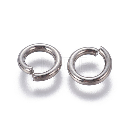 Tarnish Resistant 304 Stainless Steel Open Jump Rings STAS-G190-16P-1