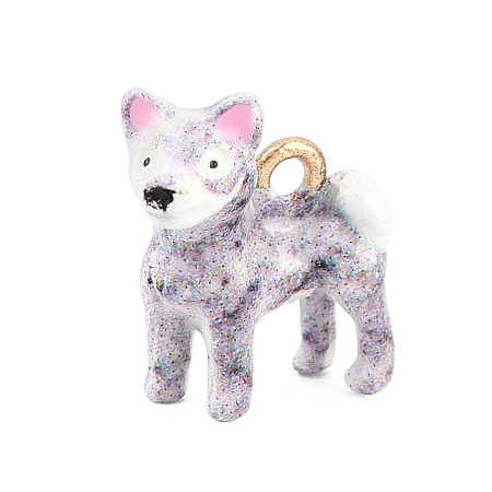3D Alloy Enamel Pendants FIND-G114-02G-01-1