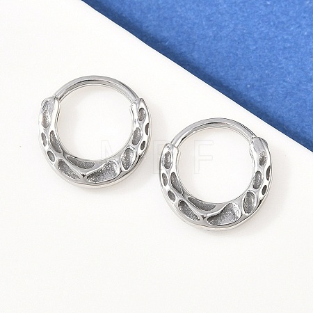 316 Stainless Steel Cartilage Earrings AJEW-C044-16B-AS-1