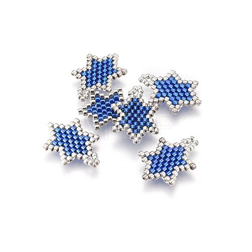 MIYUKI & TOHO Handmade Japanese Seed Beads Pendants SEED-A027-QA04-1