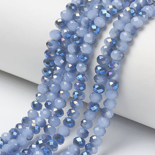 Electroplate Glass Beads Strands EGLA-A034-J4mm-I06-1