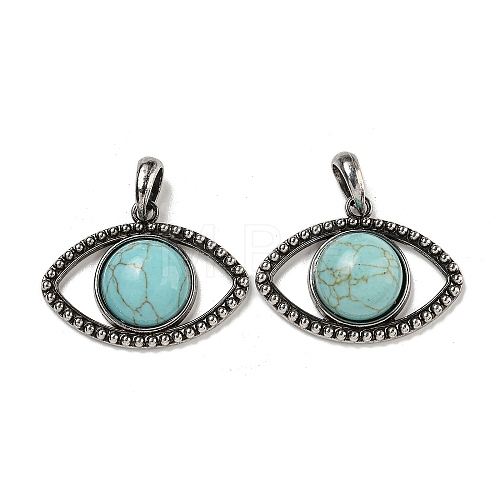 Synthetic Turquoise Pendants G-G147-07AS-04-1