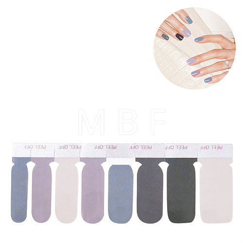 Solid Color Full Cover Best Nail Stickers MRMJ-T039-01S-1