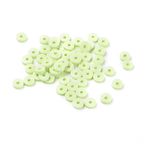 Handmade Polymer Clay Beads CLAY-R067-4.0mm-B24-1