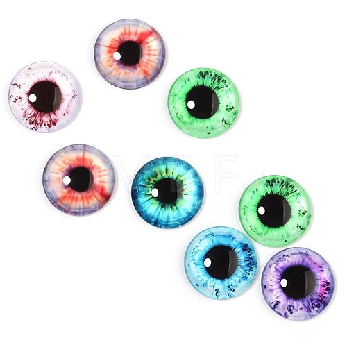 Craft Glass Doll Eyes DOLL-PW0001-069-A01-1