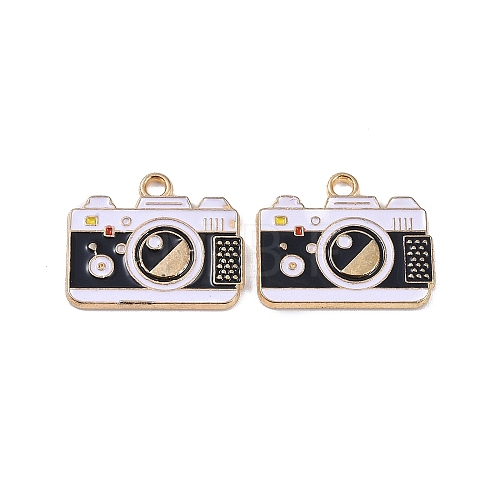 Alloy Enamel Pendants ENAM-R149-12A-G-1