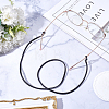 Leather Eyeglass Necklace Strap AJEW-CL0005-06B-3