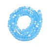 Transparent Glass Beads Strands EGLA-A044-T4mm-MB08-3