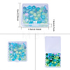 Transparent Plastic Bead Containers CON-BC0004-61-4
