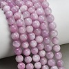 Natural Kunzite Beads Strands X-G-F835-A01-6mm-1