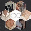 50Pcs 925 Sterling Silver Open Jump Rings STER-BBC0006-18B-7