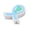 Awareness Ribbon Theme Silicone Beads SL-CBAD2AE-01A-02-2