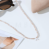 1Pc Glass Rondelle Beaded Necklaces NJEW-LP0007-23A-3