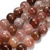Natural Red Rutilated Quartz Beads Strands G-G300-A02-10mm-2