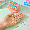 Craftdady 1 Roll Round Polyester Elastic Cord DIY-CD0001-47-7