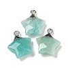 Natural Amazonite Pendants G-P540-01P-03-1