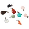 Fashewelry Natural/Synthetic Gemstone Pendants G-FW0001-01-2