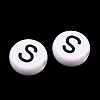 Opaque Acrylic European Beads AC-CBA3BDD-01S-2