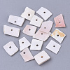 Natural Pink Shell Bead Strands SSHEL-N034-20-3