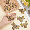 8Pcs Rhinestones Sew on/Iron on Patches DIY-GF0014-05-3