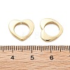 Brass Micro Pave Cubic Zirconia Beads Frame KK-H495-04KCG-2