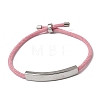 Round Nylon Milan Cord Slider Bracelet Making BJEW-L722-01P-12-1