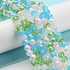 Glass Beads Strands EGLA-A034-M6mm-50-1