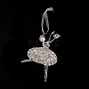 Christmas Transparent Acrylic Ballet Big Pendant Decorations LS-HJEW-F017-04-3