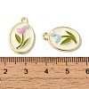 Rack Plating Alloy Enamel Pendants FIND-I039-033G-3