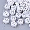 Plating Acrylic Beads X-PACR-R243-04N-1