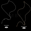 8Pcs 4 Styles Alloy Backdrop Necklace Body Chain NJEW-CA0001-15-2