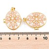 Brass Locket Pendants KK-D232-08G-4