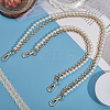 2Pcs 2 Style Plastic Imitation Pearl Beaded Double Strand Bag Handles DIY-CA0005-94-4