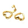 925 Sterling Silver Fold Over Clasps STER-B006-04G-2