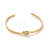 Golden 304 Stainless Steel Cuff Bangles for Women BJEW-C050-01F-G-2