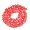 Dyed Synthetic Rhodochrosite Beads Strands GG-CBA0389-A03-4mm-3