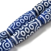 Blue Tibetan Style dZi Beads Strands TDZI-NH0001-B02-01-1